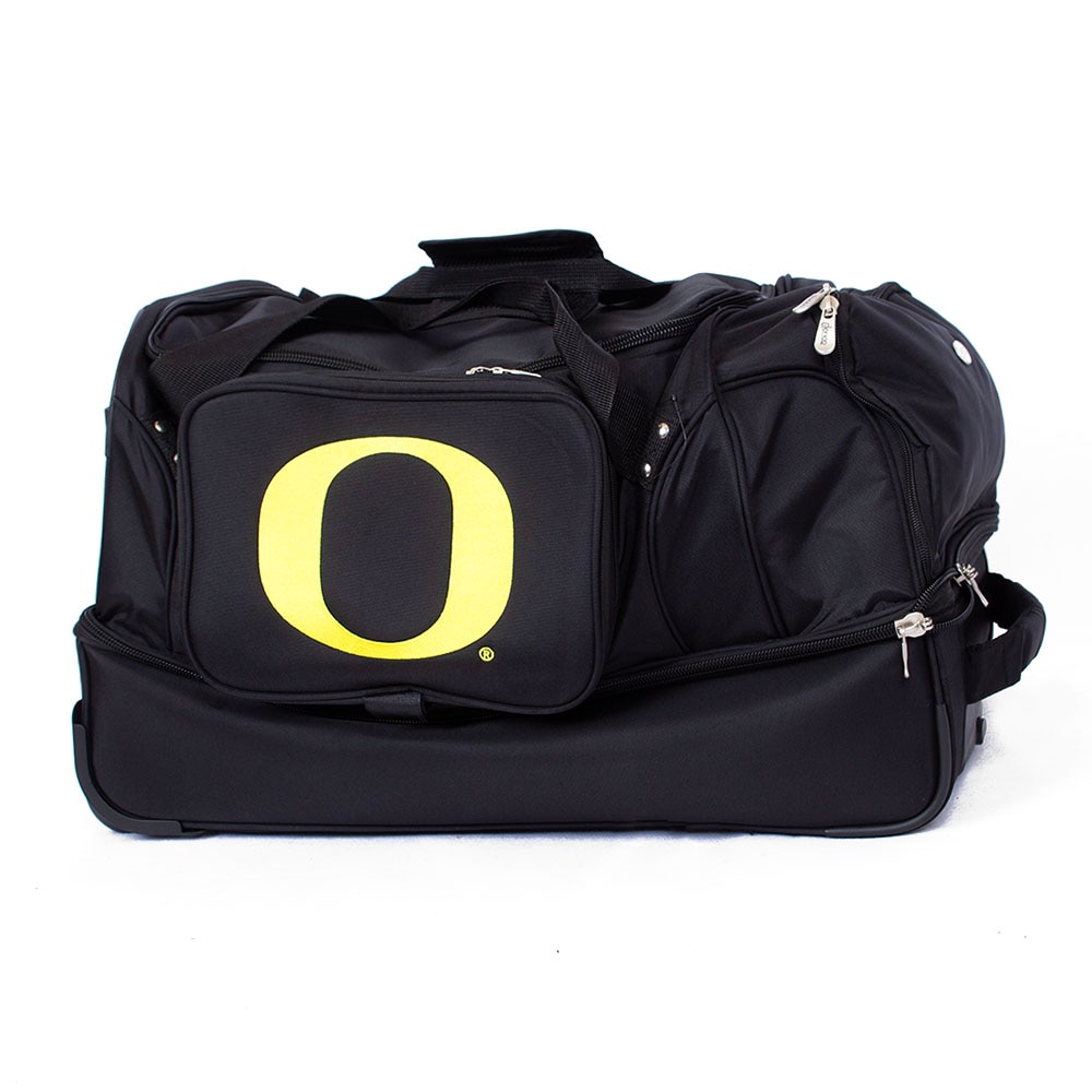 Classic Oregon O, Black, Duffel, Accessories, Unisex, 25", Mojo, Rolling style, Bag, 941951